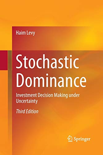 9783319330594: Stochastic Dominance: Investment Decision Making under Uncertainty