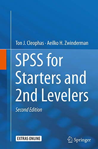 Stock image for SPSS for Starters and 2nd Levelers. for sale by Gast & Hoyer GmbH
