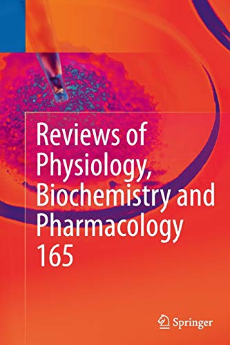 Imagen de archivo de Reviews of Physiology, Biochemistry and Pharmacology: Vol 165 a la venta por Revaluation Books
