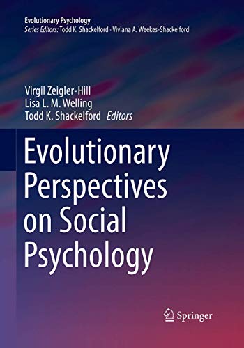 Imagen de archivo de Evolutionary Perspectives on Social Psychology (Evolutionary Psychology) a la venta por Lucky's Textbooks