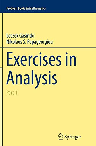Stock image for Exercises in Analysis : Part 1 for sale by Ria Christie Collections