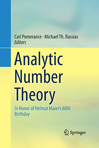 Beispielbild fr Analytic Number Theory: In Honor of Helmut Maier's 60th Birthday zum Verkauf von Revaluation Books