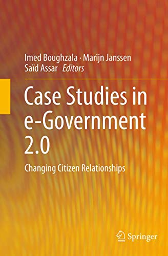 9783319355979: Case Studies in e-Government 2.0: Changing Citizen Relationships