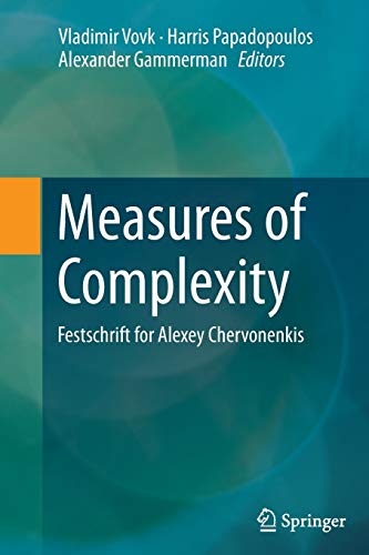 Beispielbild fr Measures of Complexity: Festschrift for Alexey Chervonenkis zum Verkauf von Lucky's Textbooks