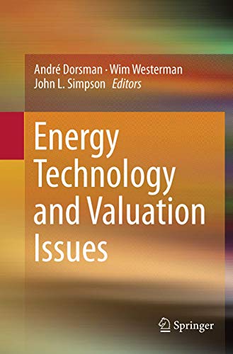 Imagen de archivo de Energy Technology and Valuation Issues a la venta por Ria Christie Collections