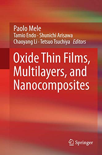 9783319358642: Oxide Thin Films, Multilayers, and Nanocomposites