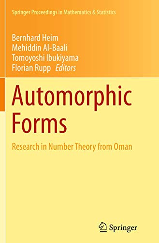 9783319363370: Automorphic Forms: Research in Number Theory from Oman (Springer Proceedings in Mathematics & Statistics, 115)