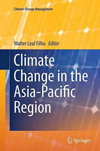 9783319367507: Climate Change in the Asia-Pacific Region (Climate Change Management)