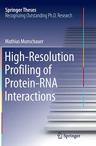 9783319368481: High-Resolution Profiling of Protein-RNA Interactions