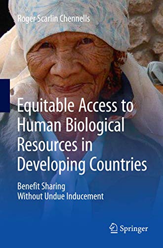 9783319369747: Equitable Access to Human Biological Resources in Developing Countries: Benefit Sharing Without Undue Inducement