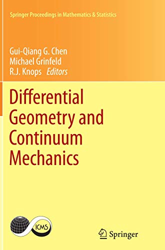 9783319371337: Differential Geometry and Continuum Mechanics (Springer Proceedings in Mathematics & Statistics, 137)