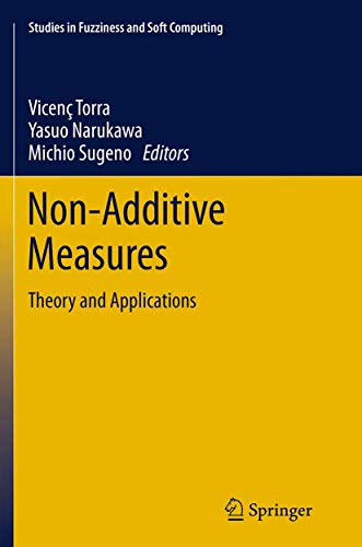 Beispielbild fr Non-Additive Measures : Theory and Applications zum Verkauf von Ria Christie Collections