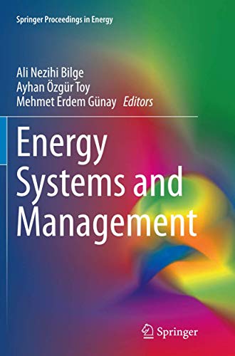 9783319382036: Energy Systems and Management