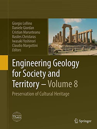 9783319384238: Engineering Geology for Society and Territory - Volume 8: Preservation of Cultural Heritage