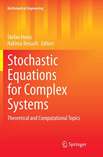 9783319384504: Stochastic Equations for Complex Systems: Theoretical and Computational Topics