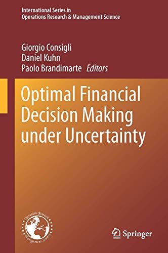 Stock image for Optimal Financial Decision Making under Uncertainty. for sale by Gast & Hoyer GmbH