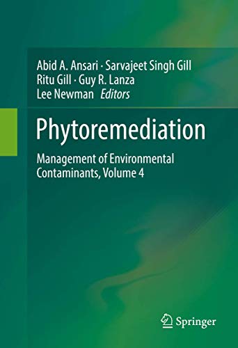 Beispielbild fr Phytoremediation. Management of Environmental Contaminants, Volume 4. zum Verkauf von Gast & Hoyer GmbH