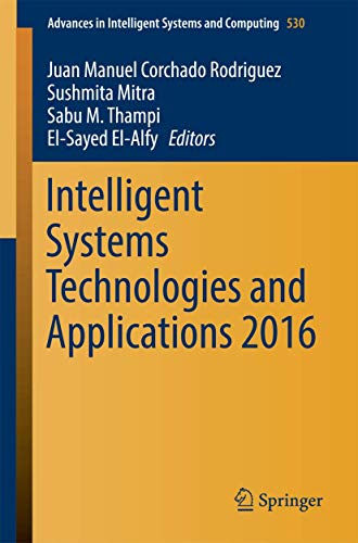 Stock image for Intelligent Systems Technologies and Applications 2016 for sale by Buchpark