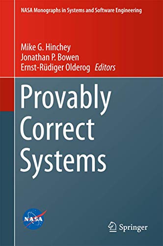 Stock image for Provably Correct Systems. for sale by Gast & Hoyer GmbH