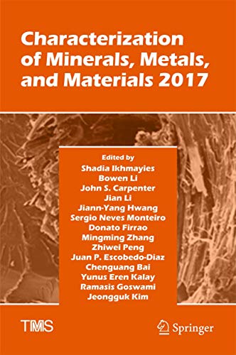 9783319513812: Characterization of Minerals, Metals, and Materials 2017