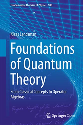 9783319517766: Foundations of Quantum Theory: From Classical Concepts to Operator Algebras (Fundamental Theories of Physics, 188)