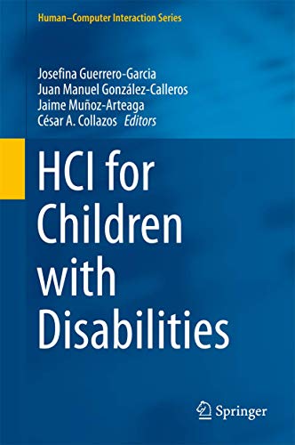 Stock image for HCI for Children with Disabilities. for sale by Gast & Hoyer GmbH
