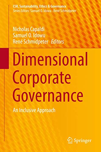 Stock image for Dimensional Corporate Governance. An Inclusive Approach. for sale by Gast & Hoyer GmbH