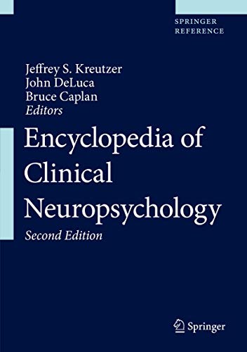 Beispielbild fr Encyclopedia of Clinical Neuropsychology, Volume 1 to 5 zum Verkauf von Brook Bookstore