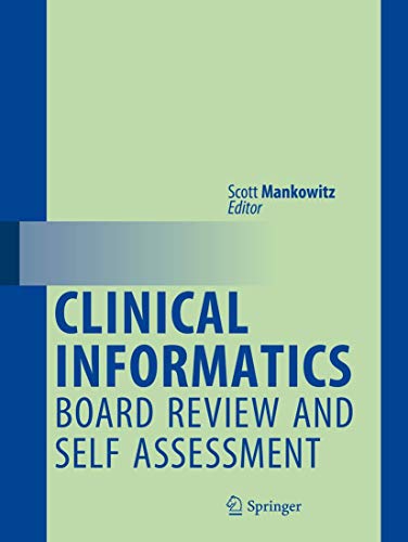 Beispielbild fr Clinical Informatics Board Review and Self Assessment zum Verkauf von Blackwell's