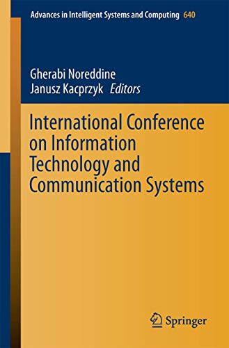 Beispielbild fr International Conference on Information Technology and Communication Systems. zum Verkauf von Antiquariat im Hufelandhaus GmbH  vormals Lange & Springer