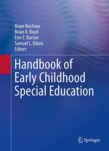 9783319680200: Handbook of Early Childhood Special Education