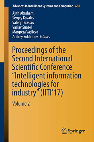 9783319683232: Proceedings of the Second International Scientific Conference “Intelligent Information Technologies for Industry” (IITI’17): Volume 2