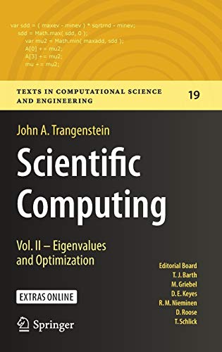 Stock image for Scientific Computing : Vol. II - Eigenvalues and Optimization for sale by Blackwell's