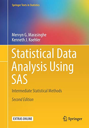 Beispielbild fr Statistical data analysis using SAS. intermediate statistical methods. zum Verkauf von Antiquariat im Hufelandhaus GmbH  vormals Lange & Springer