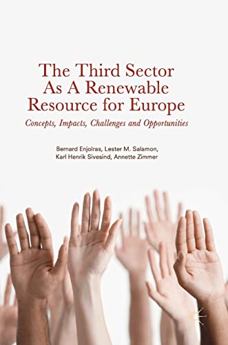 Beispielbild fr The Third Sector as a Renewable Resource for Europe : Concepts, Impacts, Challenges and Opportunities zum Verkauf von Buchpark