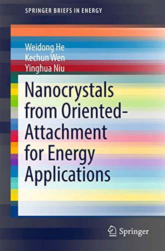 9783319724300: Nanocrystals from Oriented-Attachment for Energy Applications (SpringerBriefs in Energy)