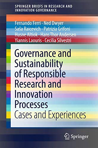 Stock image for Governance and Sustainability of Responsible Research and Innovation Processes: Cases and Experiences for sale by Revaluation Books