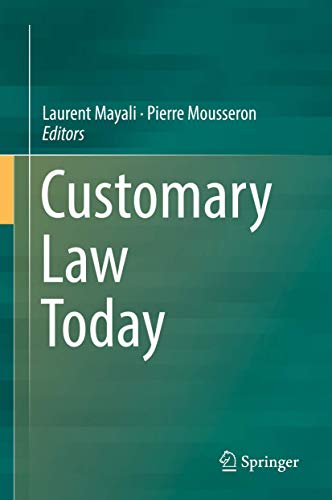 Stock image for Customary Law Today. for sale by Gast & Hoyer GmbH