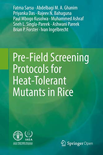 Beispielbild fr Pre-Field Screening Protocols for Heat-Tolerant Mutants in Rice zum Verkauf von Blackwell's
