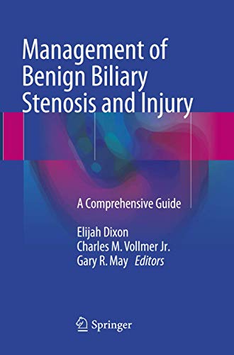 Imagen de archivo de Management of Benign Biliary Stenosis and Injury. a la venta por Gast & Hoyer GmbH