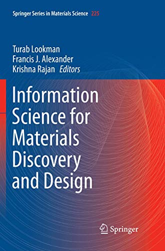 9783319795416: Information Science for Materials Discovery and Design: 225 (Springer Series in Materials Science, 225)
