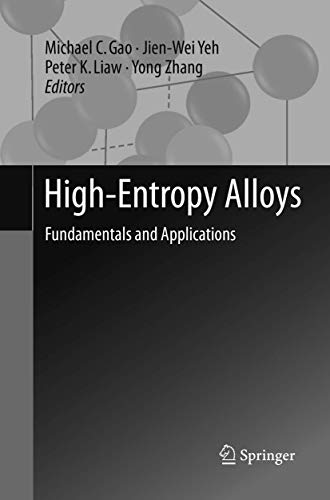 9783319800578: High-entropy Alloys: Fundamentals and Applications