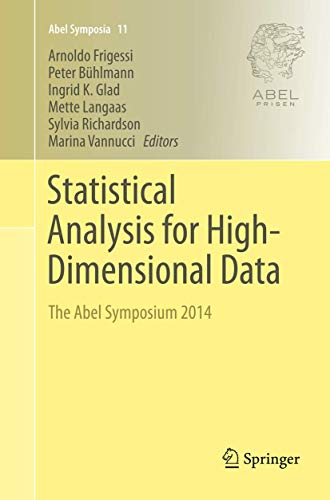 9783319800738: Statistical Analysis for High-Dimensional Data: The Abel Symposium 2014: 11 (Abel Symposia, 11)