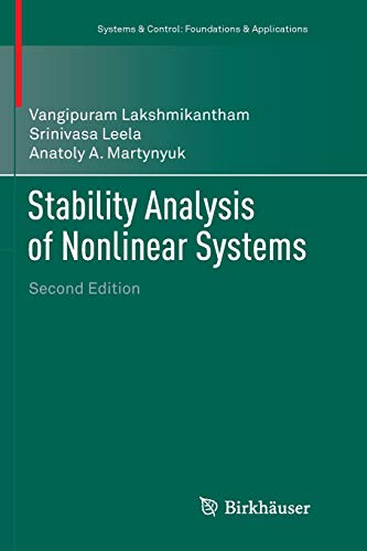 Stock image for Stability Analysis of Nonlinear Systems (Systems & Control: Foundations & Applications) for sale by Lucky's Textbooks