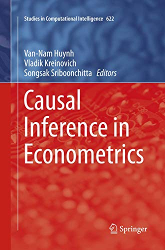 Stock image for Causal Inference in Econometrics for sale by Ria Christie Collections