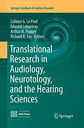 Beispielbild fr Translational Research in Audiology; Neurotology; and the Hearing Sciences zum Verkauf von Ria Christie Collections