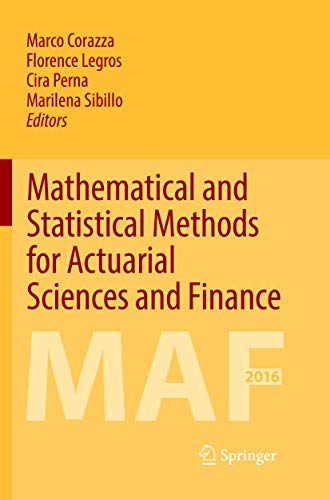 9783319843520: Mathematical and Statistical Methods for Actuarial Sciences and Finance: MAF 2016