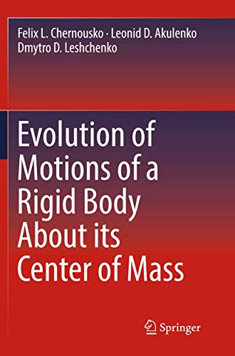 Imagen de archivo de Evolution of Motions of a Rigid Body About its Center of Mass a la venta por Lucky's Textbooks