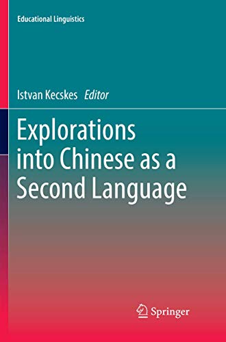 9783319853000: Explorations into Chinese as a Second Language