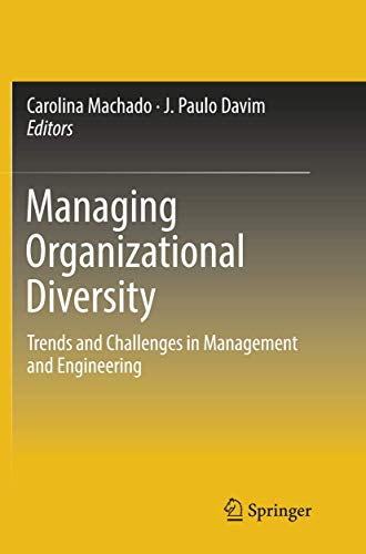 9783319855226: Managing Organizational Diversity: Trends and Challenges in Management and Engineering